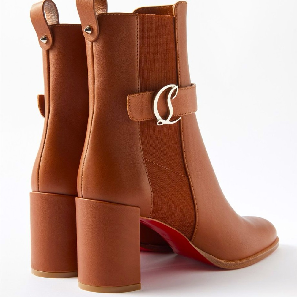 Christian Louboutin Chelsea Booty 70 leather ankle boots